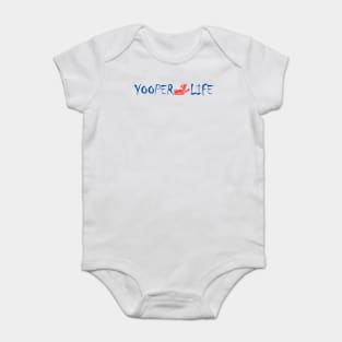 Yooper Life Snow Mobile Baby Bodysuit